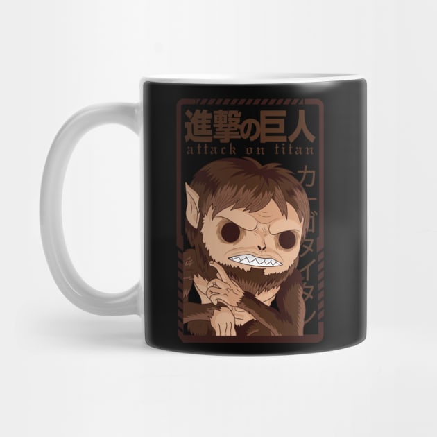 Attack on Titan  Zeke Beast Titan Kawaii Design by Otaku Vibes